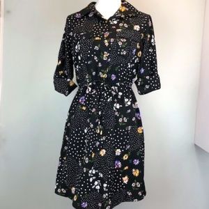 Beautiful Dress Floral Printed Sz M